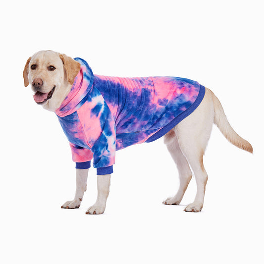 Tie-dye Hoodie For Small Medium And Large Dogs Poodle Bichon
