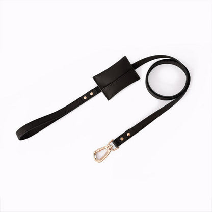 Small Dog Soft Leather Pet Box Leash