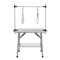 46' Folding Dog Pet Grooming Table Stainless Steel Frame