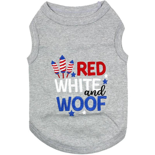 Red, White and Woof Pet Tee