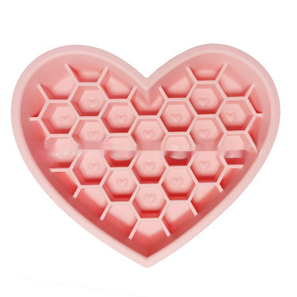 Honeycomb Heart-shaped Edible Silicon Easy To Clean And