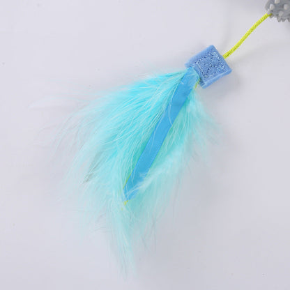 Pet Toys Relaxation Double Haired Prick Head Suction Cup Cat