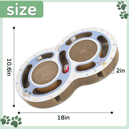 Cat Claw Scratch Pad Cat Round Cat Scratcher Cardboard Toys