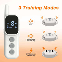 Dog Training Collar with Remote - 3 Modes, Waterproof, Rechargeable for All Dog Sizes