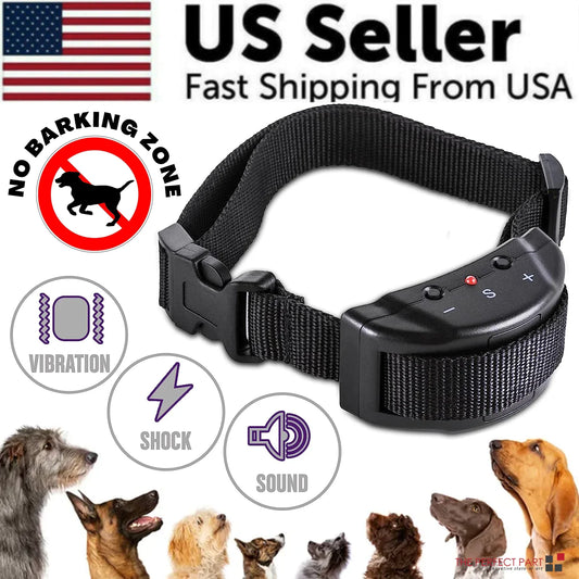 Automatic Anti Bark Barking Dog Shock Control Collar Device Large Medium Small - Mimarta