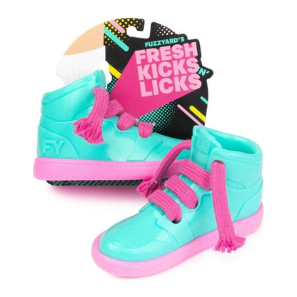 Fresh Kicks N' Licks Teal and Pink Chew Dog Toy