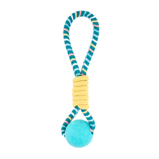 Razzle Rope Tugger Ball Dog Toy
