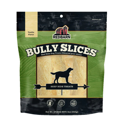 Bully Dog Chews Slices Natural Cowhide 9oz USA 🦴