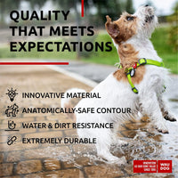 Green Waterproof Dog Harness Adjustable for Small Dogs S