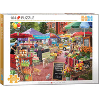 A Day at the Farmer's Market 104 Connecting Pieces Jigsaw Puzzle Eurographics