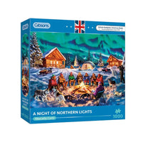 A Night if Northern Lights 1000 Piece Jigsaw Puzzle Gibsons