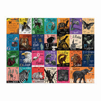 A is for Bee - An Alphabet in Translation 1000 Piece Jigsaw Puzzle Mudpuppy New