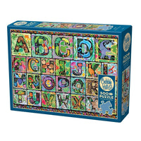 A to Z 500 Piece Jigsaw Puzzle Cobble Hill