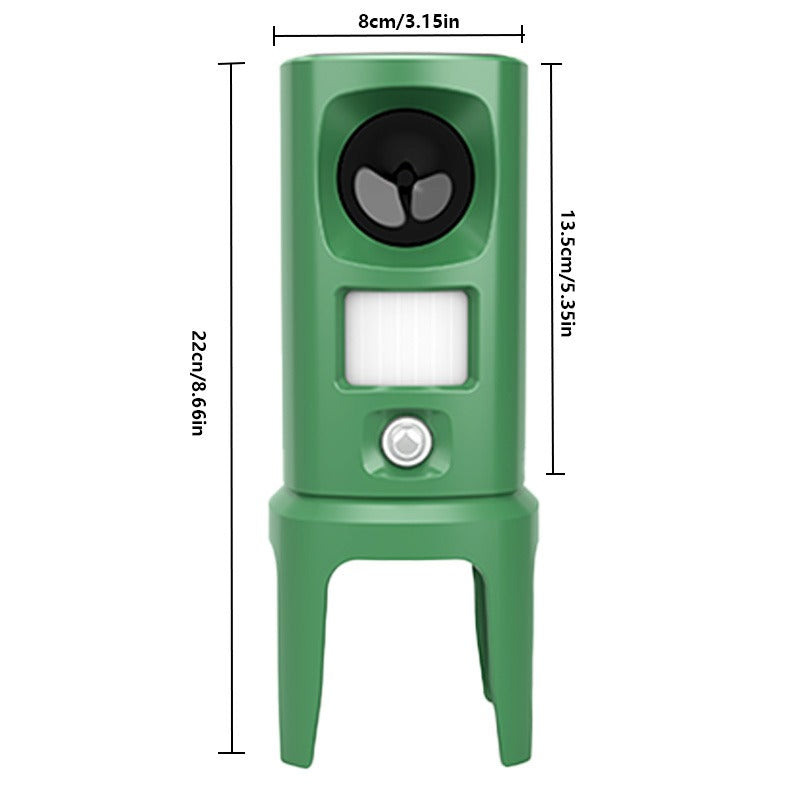 Solar mouse repeller, outdoor multi-floor cat repeller, LED explosion ultrasonic dog repeller