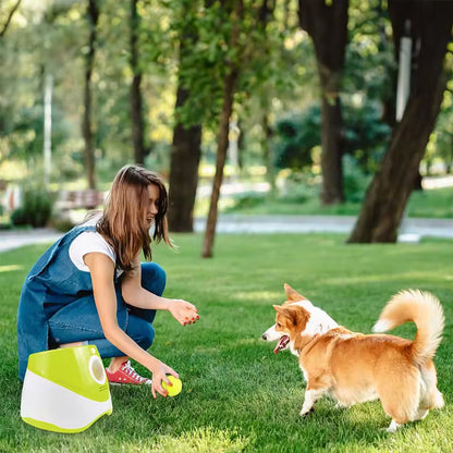 Automatic Rechargeable Tennis Ball Launcher for Active Dogs