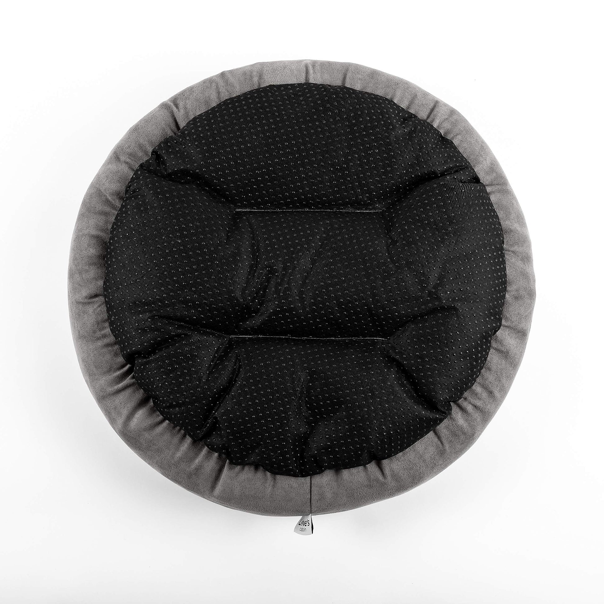 Love's Cabin Round Donut Cat & Small Dog Cushion Bed, 23"