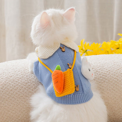 New Cute Cat Clothes Hair proof Autumn Puppet Kitten English