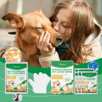 Pet Disposable Cleaning Gloves Dog Cat Hair And Skin Gentle