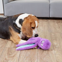 Octopus - shaped indestructible plush dog toy, squeaky &