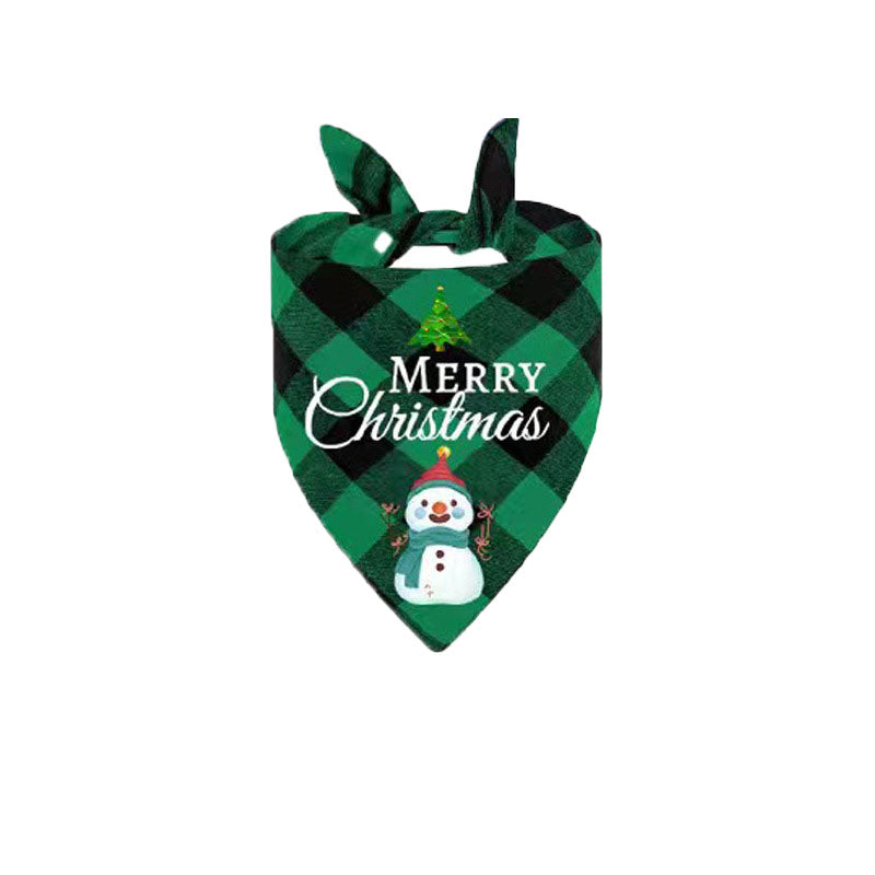 Christmas Day Border Protection Pet Small, Medium, and Large Dogs, Dogs, Cats, Teddy Triangular Towels, Water Jars - Purrfect Pet Kingdom