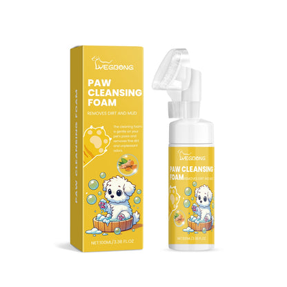 Gentle Dog Paw Foaming Cleanser for Daily Dirt and Grime 1