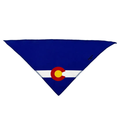Bandanas - Tie On - Dog bandana - American Dog - Colorado Flag - X - Small. 17" - sku - 44234382180611