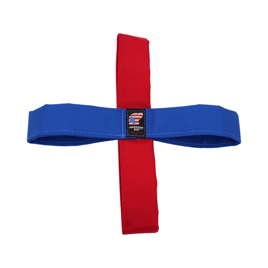 Tug N' Toss - Dog Toys - American Dog - Royal Blue & Red - ADTNTBR