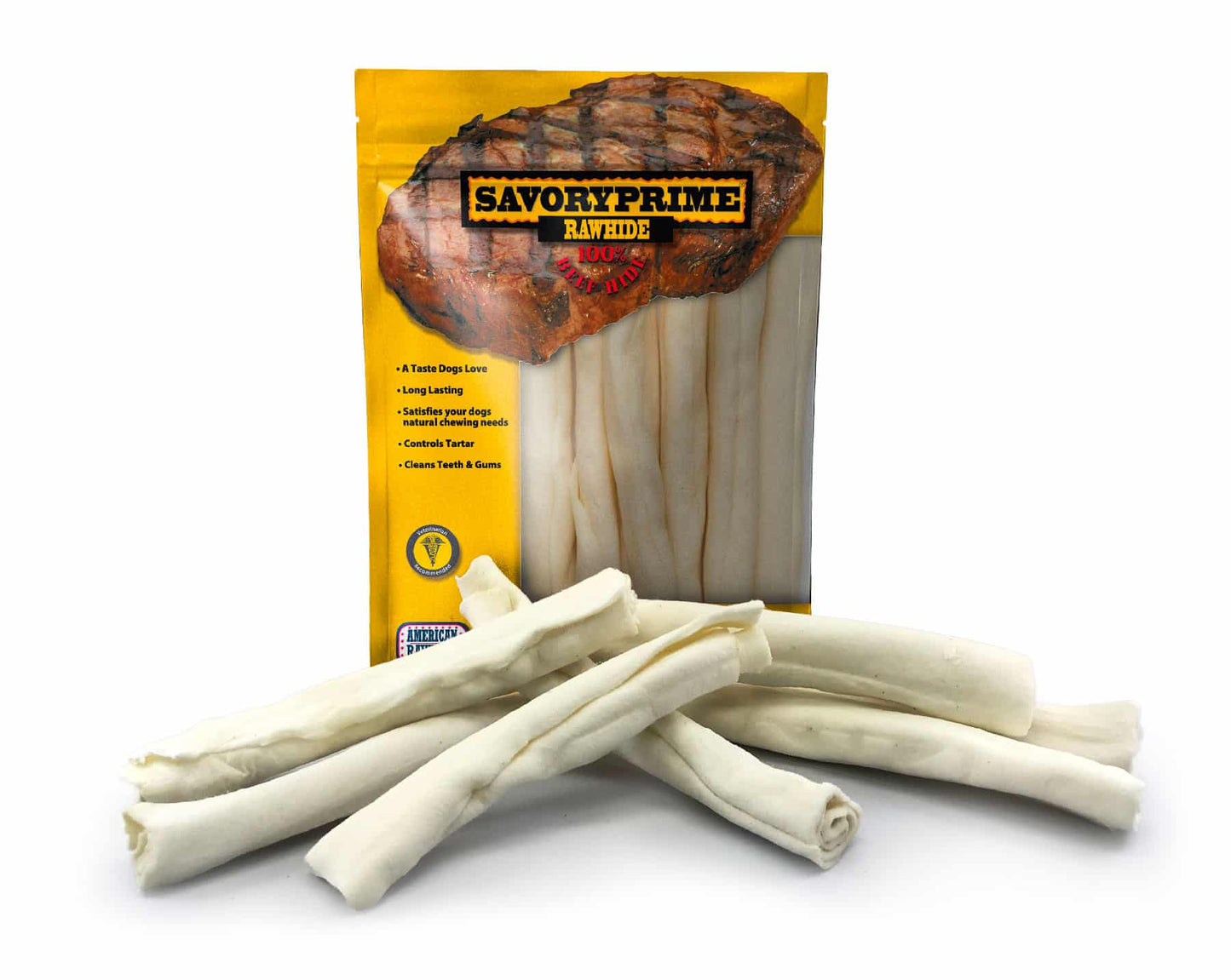 Dog Treats Rawhide - Savory Prime Mini Retriever Rolls 7pk 🦴