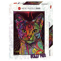 Abyssinian Jolly Pets 2000 Piece Jigsaw Puzzle Heye