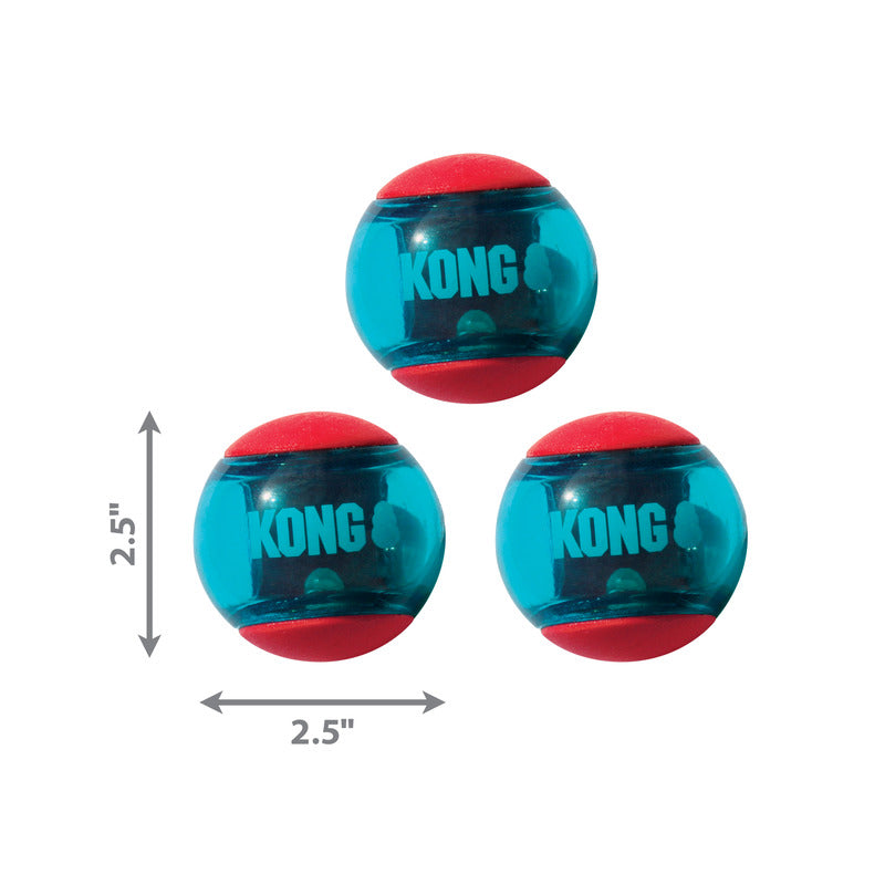 Kong Squeezz Action Ball Medium - Kong Dog Toys - The Family Pet