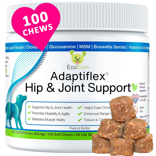 EcoBark Adaptiflex™  Hip and Joint Supplement for Dogs with Glucosamine, Chondroitin, and MSM
