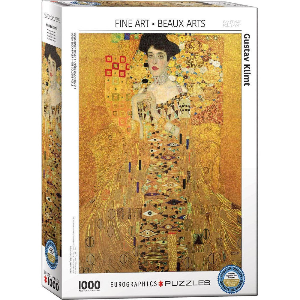 Adele Bloch-Bauer I by Gustav Klimt 1000 Piece Jigsaw Puzzle Eurographics