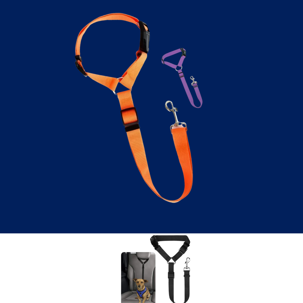 Dog Cat Car Seat Belt Adjustable Safety Leash