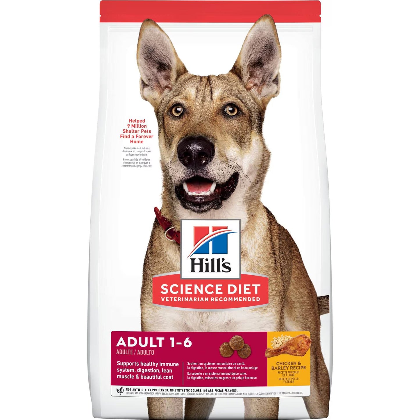 Hill's Science Diet Adult Chicken & Barley Recipe Dry Dog Food Bag