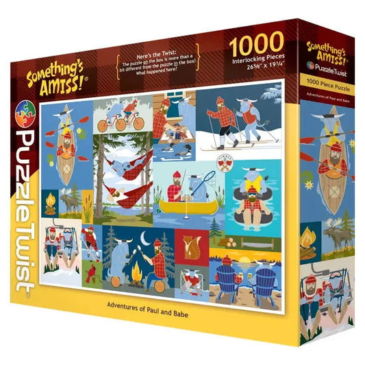 Adventures of Paul & Babe "Something's Amiss!" 1000 Piece Jigsaw Puzzle PuzzleTwist