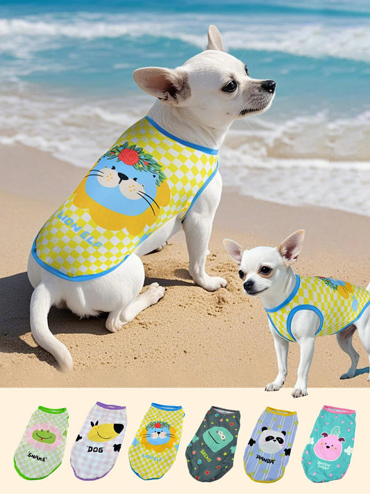 Mesh Summer Pet Vest - Anti - Shed Design - pet clothing - THRIXINE