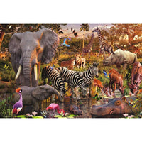African Animal World 3000 Piece Jigsaw Puzzle Ravensburger