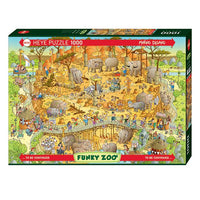 African Habitat Funky Zoo 1000 Piece Jigsaw Puzzle Heye