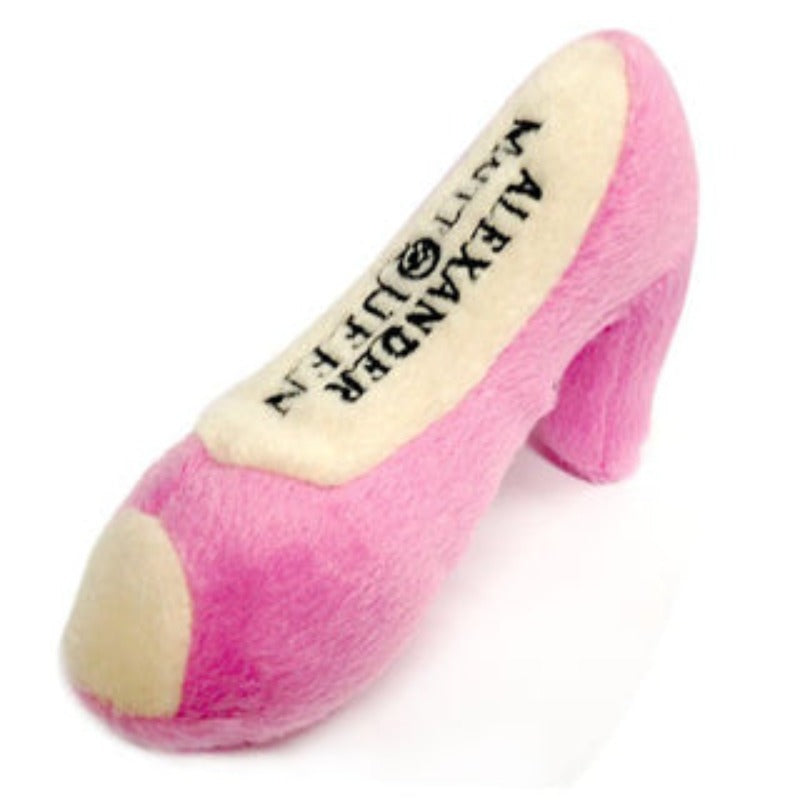 Alexander Muttqueen Pink Shoe Plush Squeak Dog Toy