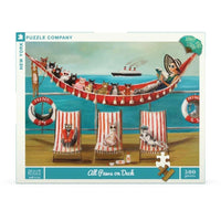 All Paws on Deck 500 Piece Jigsaw Puzzle NYPC