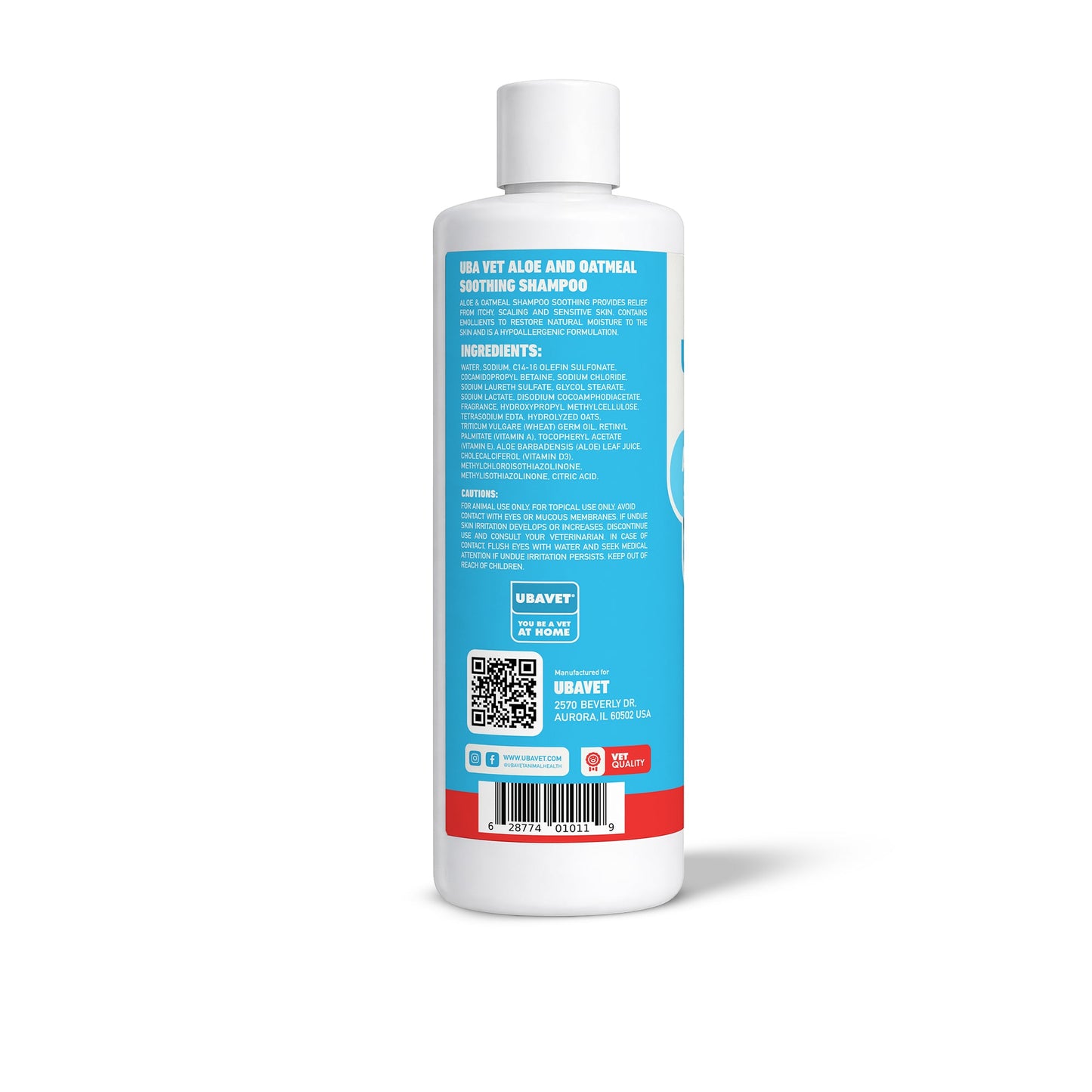 Cat Grooming UBAVET Aloe Oatmeal Conditioner Cats Soothing - lifestyle product image for cat grooming