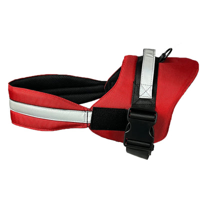 Harness.  Easy Slip On. No Pull - Harness - American Dog - Small (18"  to 23") 10 - 19 lbs - Red - sku - 44117543846147