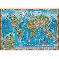 Amazing World Map Art 2000 Piece Jigsaw Puzzle Heye