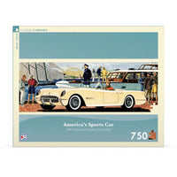 America's Sports Car 750 Piece Panoramic Jigsaw Puzzle NYPC
