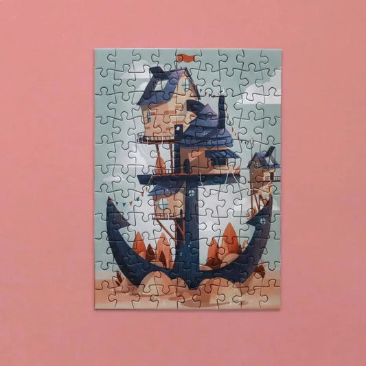Ancre Habitée (Inhabited Anchor) 99 Piece Mini Jigsaw Puzzle Trevell