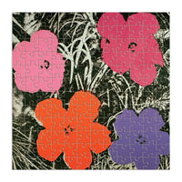 Andy Warhol Flowers 144 Piece Wood Jigsaw Puzzles Galison