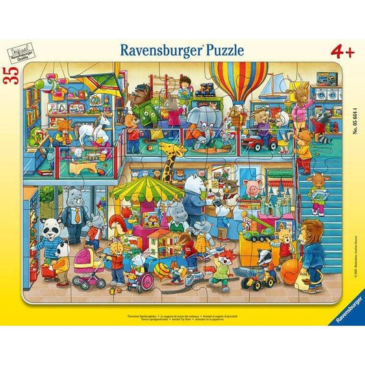 Animal Toy Store 35 Piece Tray Jigsaw Puzzle Ravensburger