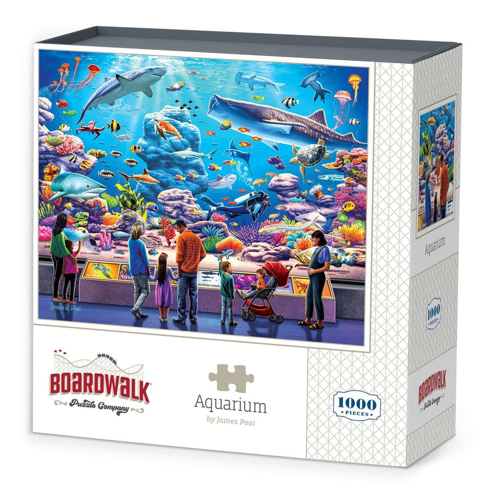 Aquarium 1000 Piece Jigsaw Puzzle Boardwalk