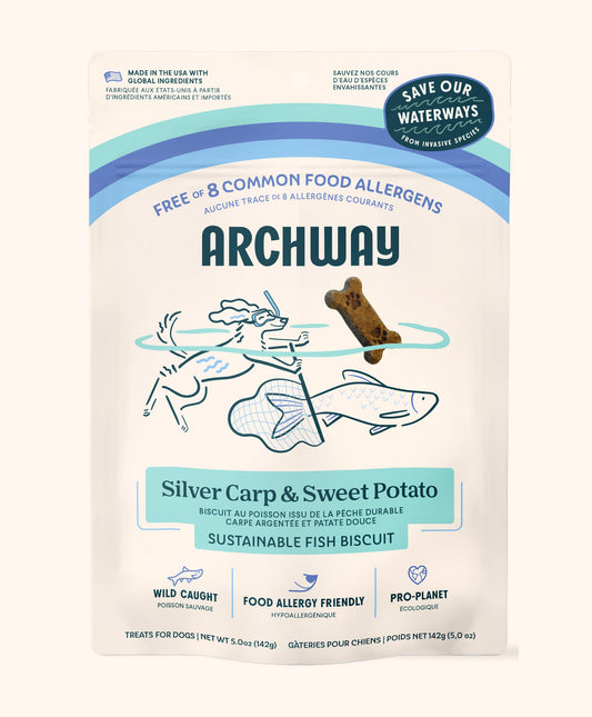 Silver Carp and Sweet Potato - Dog Treats - Arch Pet Food