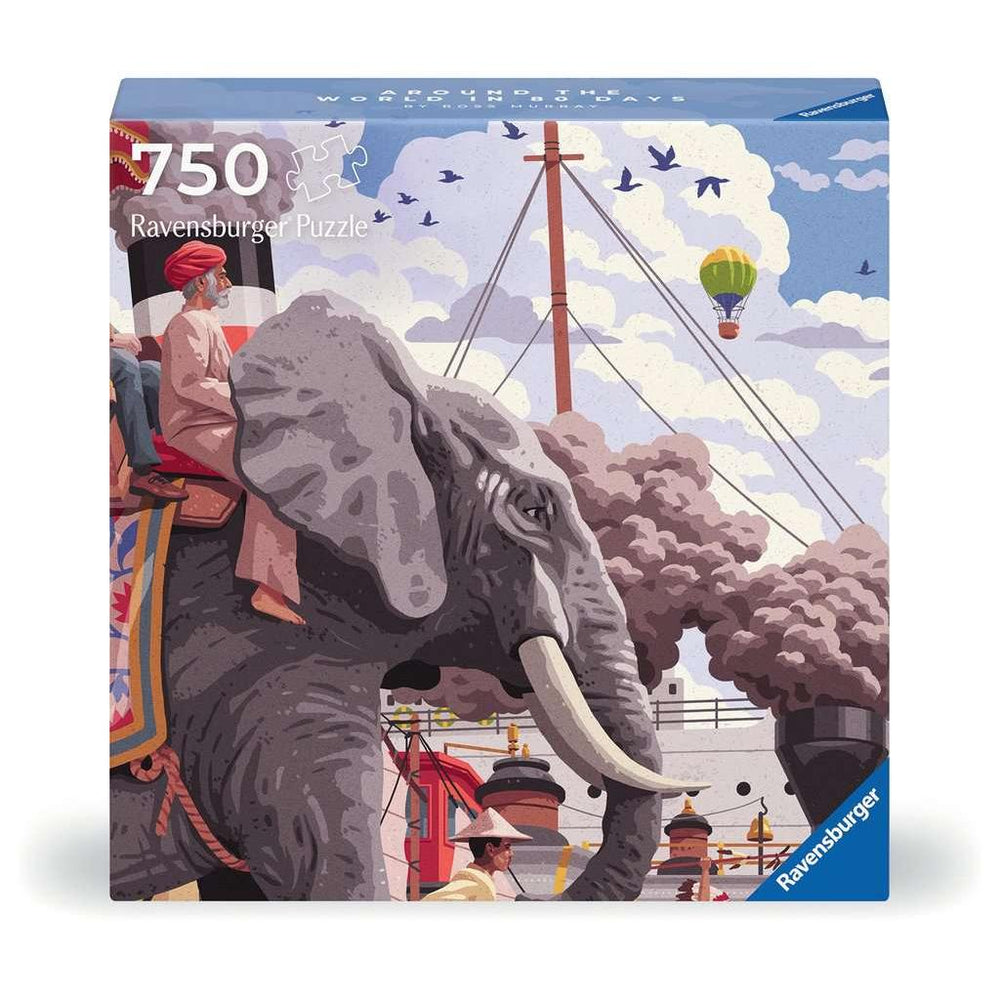 Around the World in 80 Days 750 Piece Jigsaw Puzzle Ravensburger